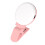 Mini Ring Light For Phone Pink Abs Photography Lighting 1set 1