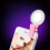 Mini Ring Light For Phone Pink Abs Photography Lighting 1set 11