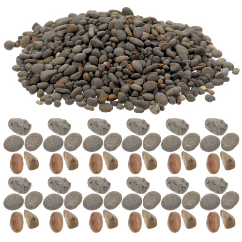 1 bag microlandscape miniature natural stones for model sand table 2