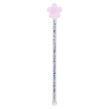 1Pc Long Handle Pink Glass Stirring Rod for Coffee Juice Beverage