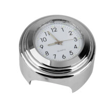 2 Pcs Luminous Temperature Meter /8"-1" Handlebar Clock Thermometer