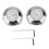 2 Pcs Luminous Temperature Meter /8"-1" Handlebar Clock Thermometer 6