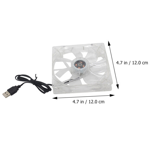 1USB 12Cm Koelfan Voor Router Computer En Box Stil 2