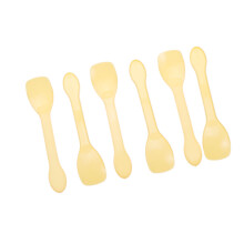 100 Pcs Transparent Plastic Spoons For Ice Cream Dessert