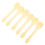 100 Pcs Transparent Plastic Spoons For Ice Cream Dessert 3