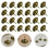 Raindrops 100pcs Decorative Tacks Round Nail For Vintage Upholstery 10