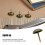 Raindrops 100pcs Decorative Tacks Round Nail For Vintage Upholstery 8
