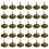 Raindrops 100pcs Decorative Tacks Round Nail For Vintage Upholstery 11