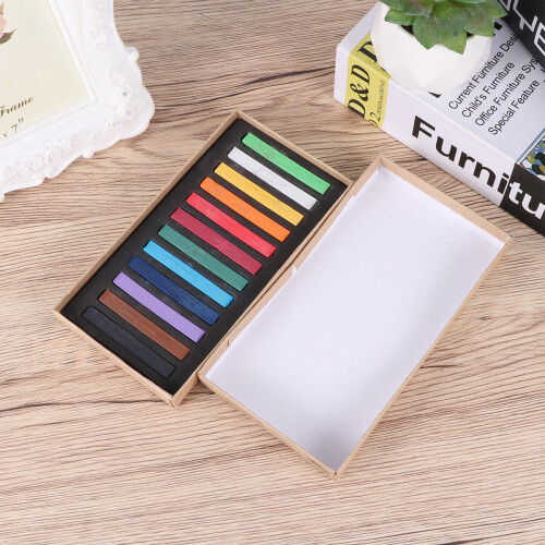 1 Box 12pcs Colored Chalk Pastels 2