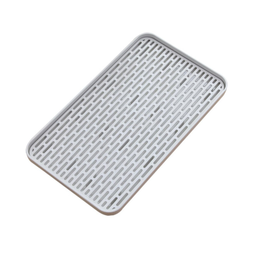 Bottle Drying Rack, Double Draining Tray, Detachable Design, for Bottles, Cups, Fruits, Space-Saving Kitchen Organizer