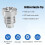 Foam Cannon Orifice Nozzle Kit With Foam Maker Meshes Replacement Threaded Nozzle Tips And Mesh Filter 2