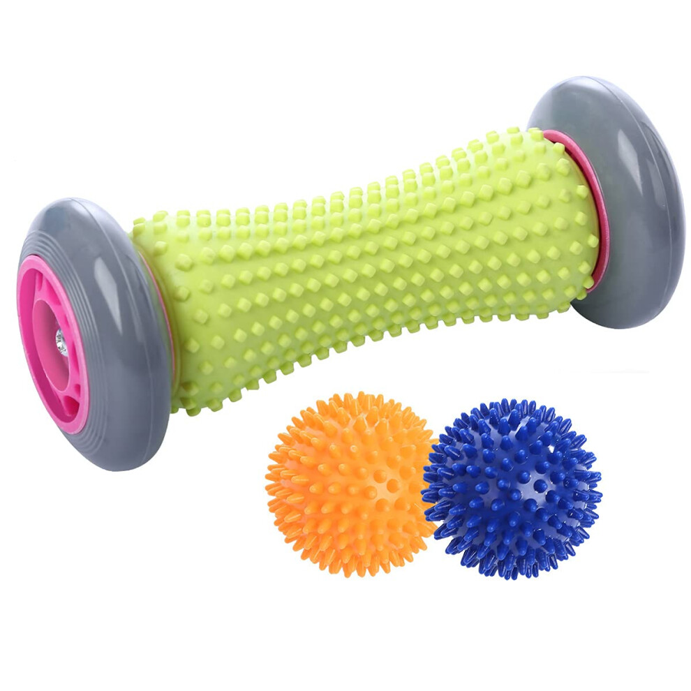 Foot Massage Roller For Plantar Fasciitis Relief, Portable Foot Roller For Arch And Heel Pain Trigger Point Therapy Tool