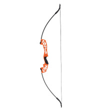 Recurve Bow 30/40 Lbs Draw Weight, 53 Inch, Metal Riser, Straight Draw Archery Bow For Adults And Youth, Orange