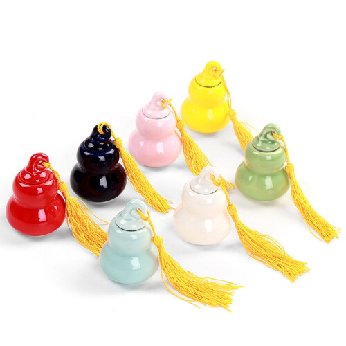 Ceramic Tea Jar Powder Bottle Moisture Proof Storage 1