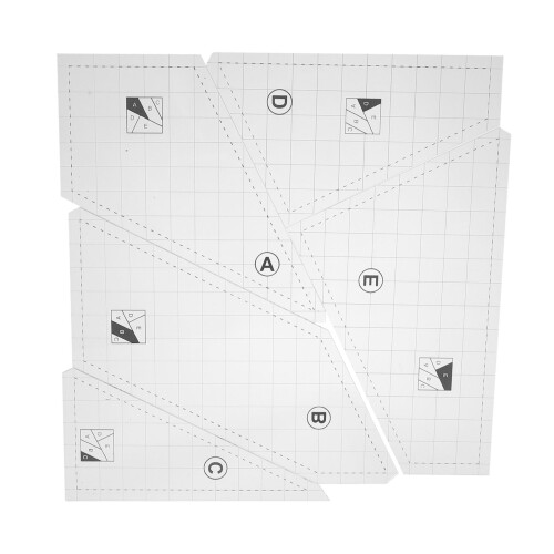 juego de plantillas para acolchado y patchwork, herramientas de