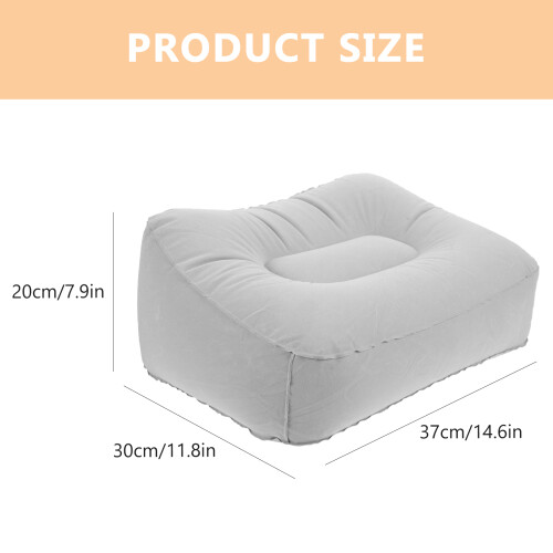 pouf gonflable en pvc pour pieds et massage 2