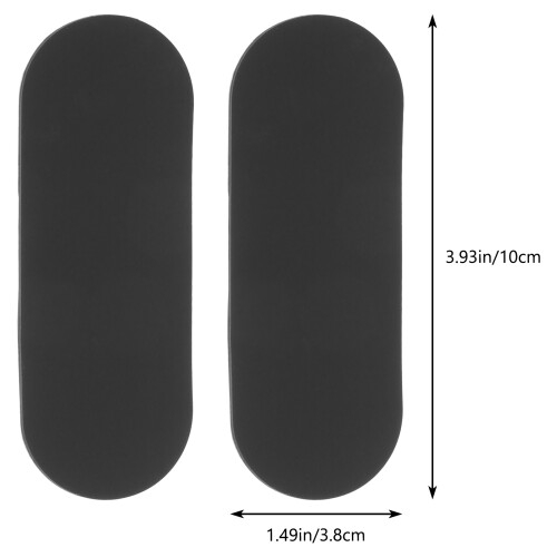 2pcs Nonslip Silicone Drum Pedal Pads For Protecting Drumhead 1