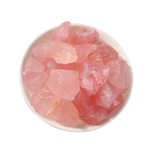 500g chic pink crystal stone aquarium decoration