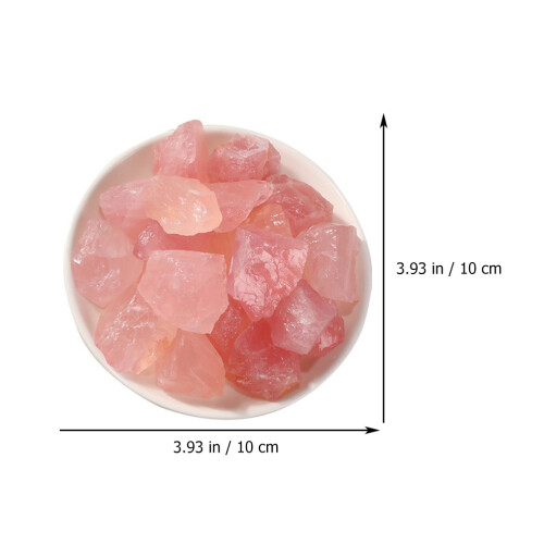 500g chic pink crystal stone aquarium decoration 1