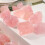 500g chic pink crystal stone aquarium decoration 3