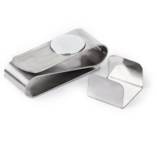 Magnetic Billiards Pool Chalk Holder (Silver) Snooker Chalk Holder