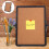 Cork Board Brown 1set 12.2x9.1x0.4in 5