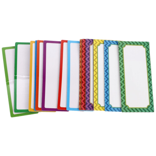 Whiteboard Name Labels Writable Name Stickers Cardboard 16pcs