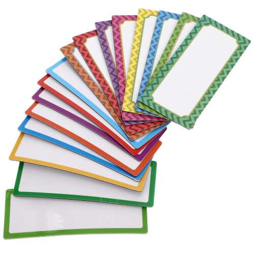 Whiteboard Name Labels Writable Name Stickers Cardboard 16pcs 1