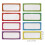 Whiteboard Name Labels Writable Name Stickers Cardboard 16pcs 7