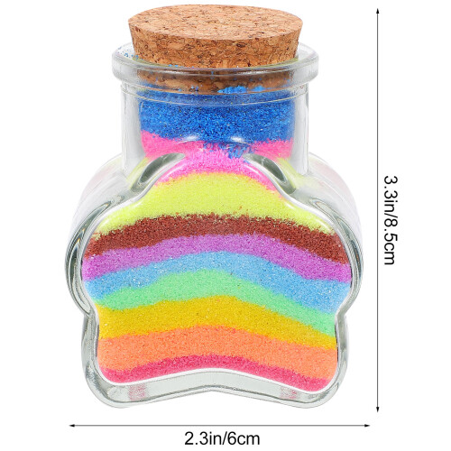 1 set sand art bottle with colorful sand and modeling tools 1
