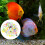 1 Pack Colorful Stone Fish Tank Decor Potted Pebbles 5