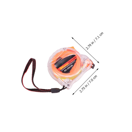 5M Mesure Mètre Acier Inoxydable Transparent 1