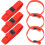 6pcs colorful bento box bands for lunch case fixing straps 1