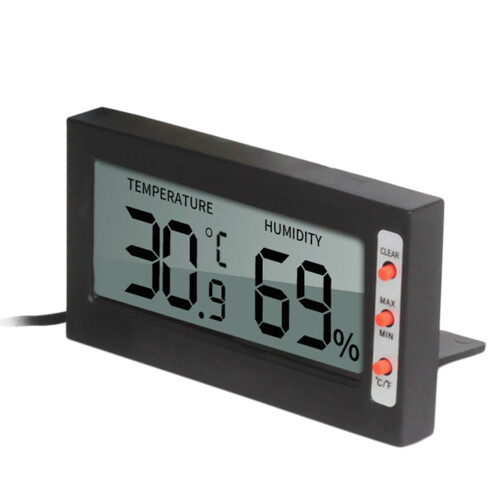Pet Reptile Thermometer Hygrometer For Lizard Gecko Snake Turtle