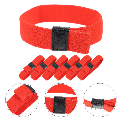6pcs colorful bento box bands for lunch case fixing straps 2