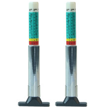 2pcs Tire Tread Depth Gauge Car Tires Measure Tool 0-25mm Tester Ruler
