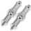 2 Pcs Thread Adapters Tripod Screw Flash Light Stand Spigot Stud 1