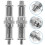 2 Pcs Thread Adapters Tripod Screw Flash Light Stand Spigot Stud 2