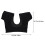 Breathable Underarm Patch Black Polyester 1pcs 2