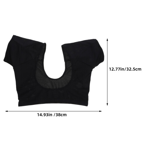Breathable Underarm Patch Black Polyester 1pcs 1