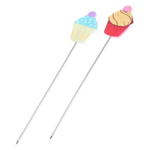 2Pcs Stainless Steel Cake Tester Needle For Baking And Bread 2