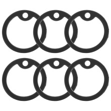 6 Pcs Dog Tag Protective Cover Silencer For Pet Collar Tags Silencers