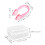 5pack Nose Plugs Swimming Plastic Pink For Swimming Training 2