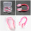 5pack Nose Plugs Swimming Plastic Pink For Swimming Training 7