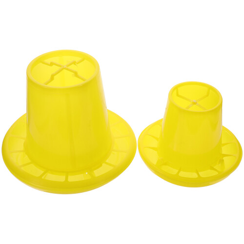 2 Pcs Feeder Bucket Chicken Feeding Container Food