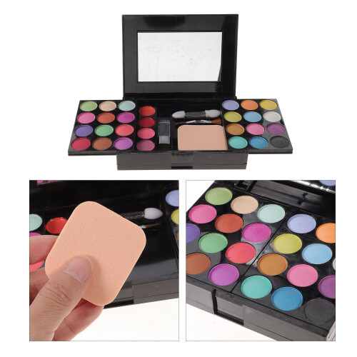 24 4 Lipstick Makeup Set Make Up Kit Eye Shadow Makeup Tools 2