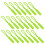 20 pz cilindrica con , verde fluorescente 1