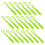 20 pz cilindrica con , verde fluorescente 2