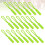 20 pz cilindrica con , verde fluorescente 3