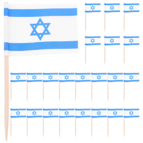100 pezzi con Israele, 3,5 x 2,5 x 6,5 cm 1